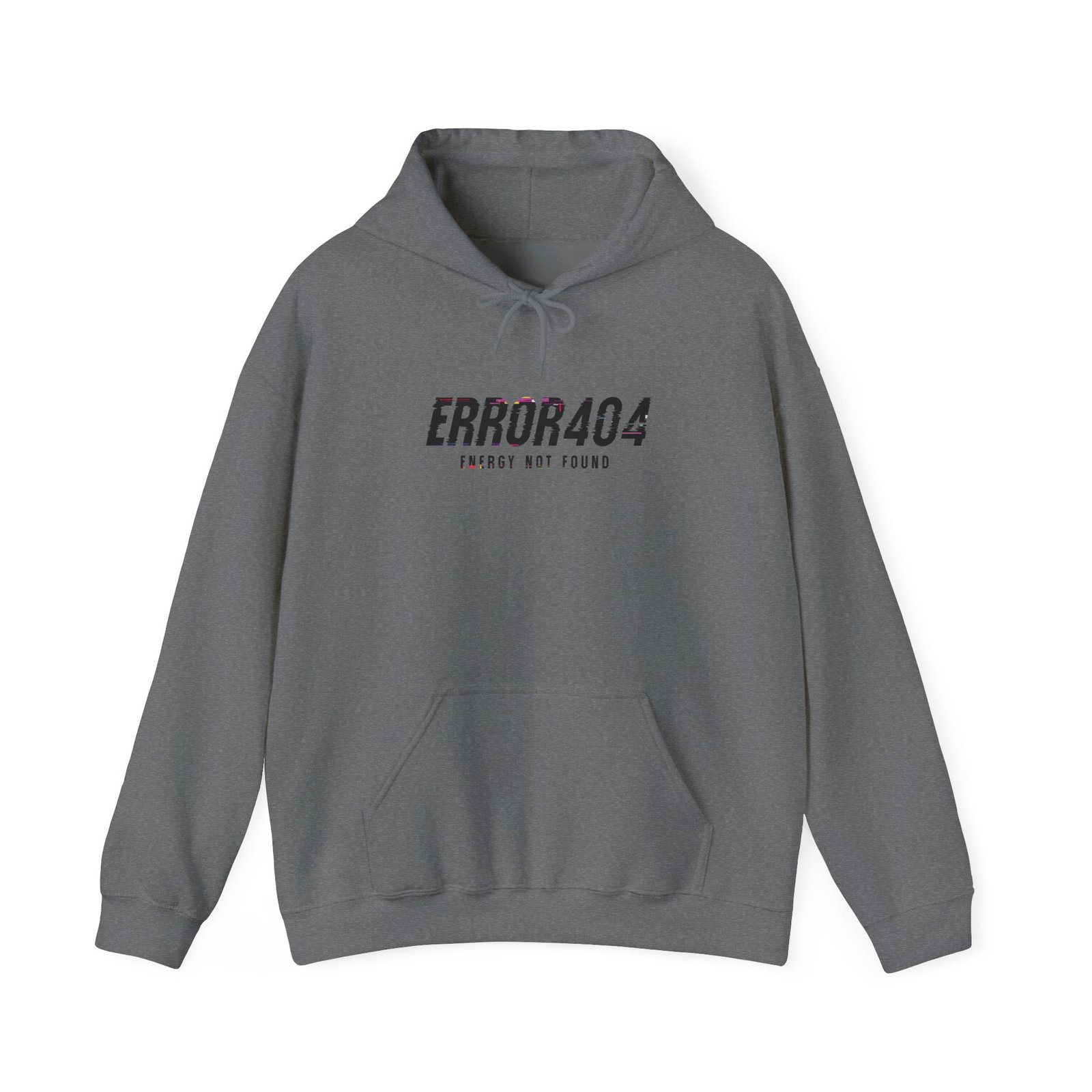 Error 404 Hoodie — 'Energy Not Found' Minimal Tech Graphic Hooded Sweatshirt - Image 32
