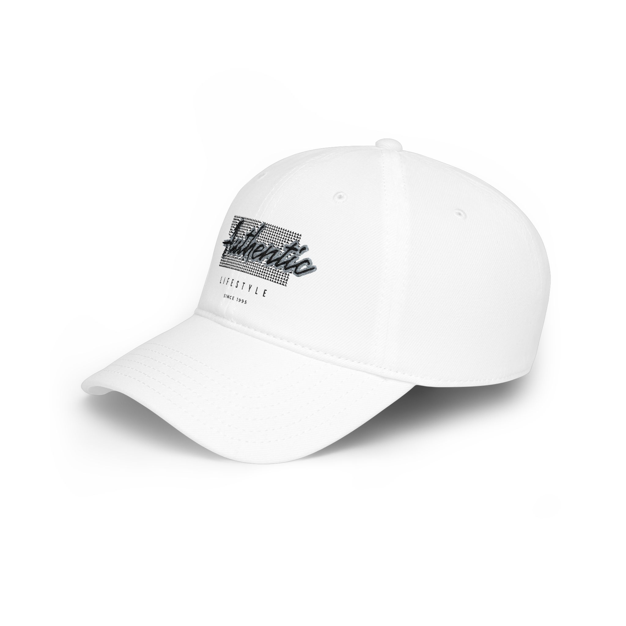 Authentic Lifestyle Low Profile Baseball Cap — 'Authentic' Script Embroidered Dad Hat - Image 3