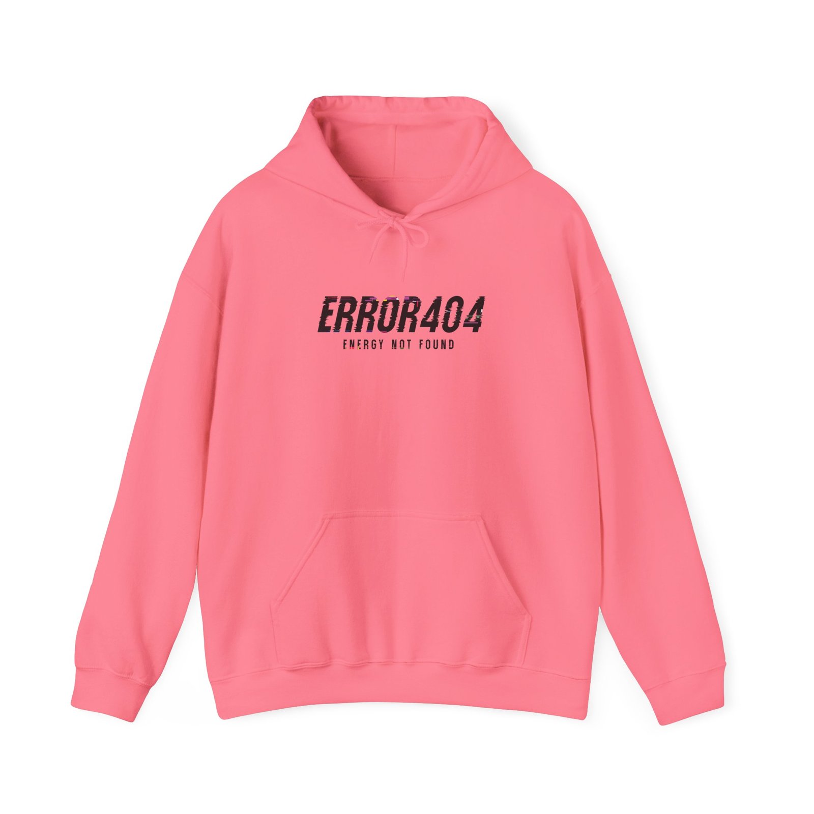 Error 404 Hoodie — 'Energy Not Found' Minimal Tech Graphic Hooded Sweatshirt - Image 44