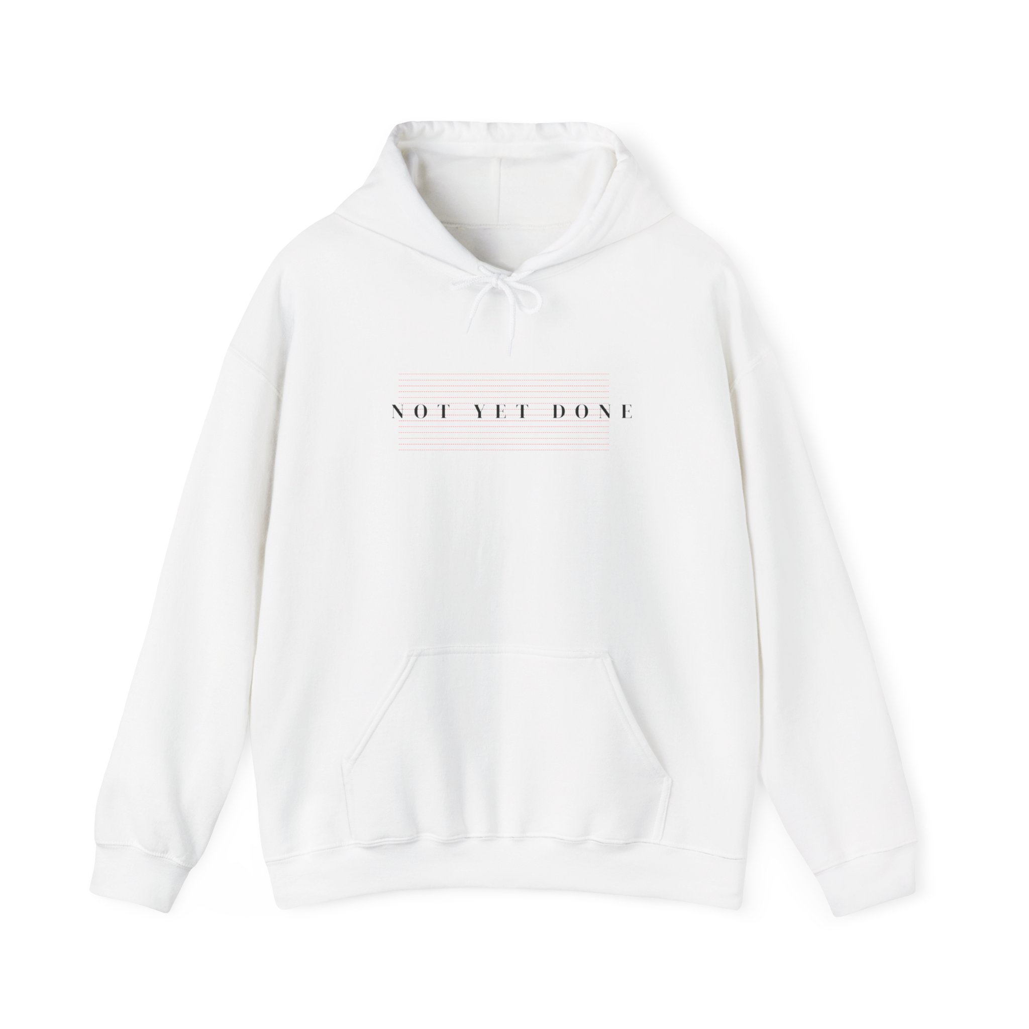 Hoodie — Minimal "Not the Boss" Script Pullover - Image 6