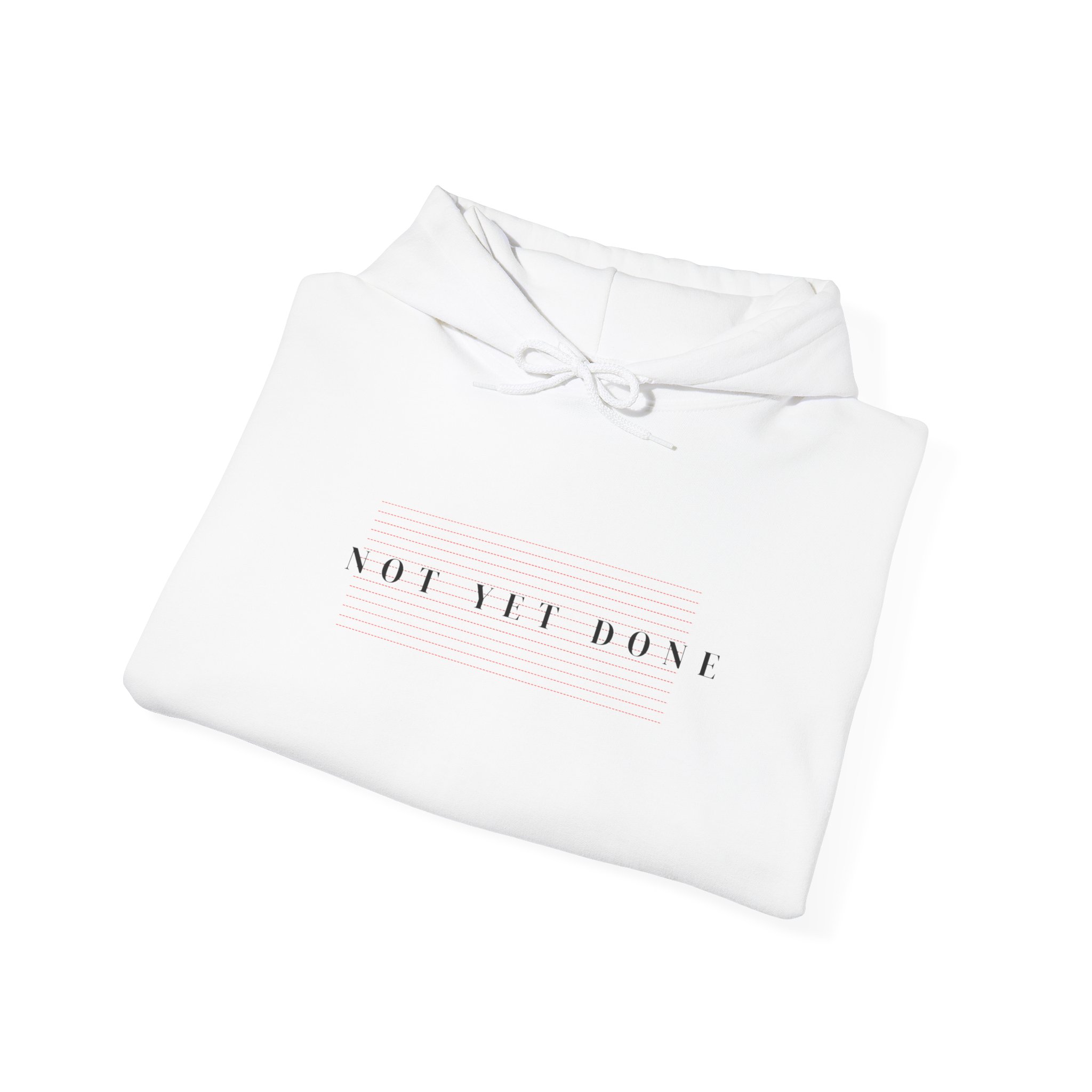 Hoodie — Minimal "Not the Boss" Script Pullover - Image 9